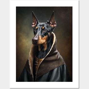 Royal Portrait of a Doberman Posters and Art